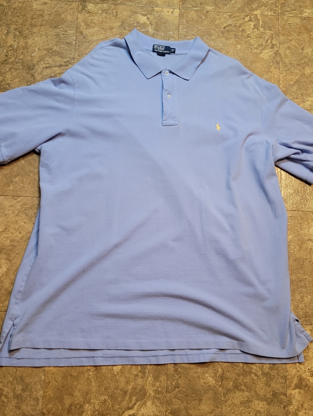 Polo Ralph Lauren Polo Shirt Mens 3XLT Blue Short Sleeve Preppy Classic